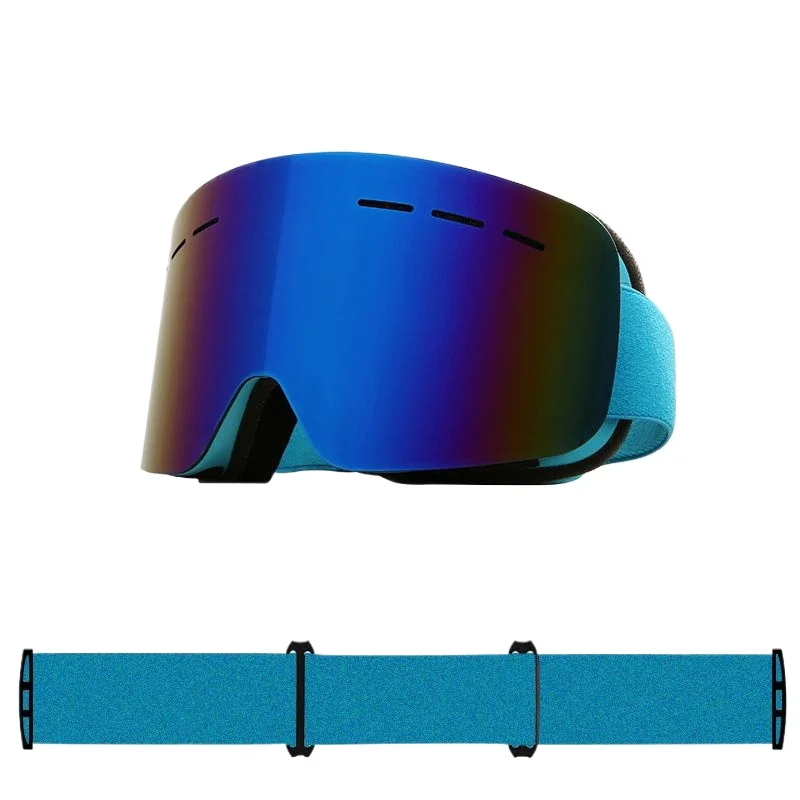 Original Outdoor Professional Double Anti-Fog Ski Glasses, Snow Windproof Breathable Goggles