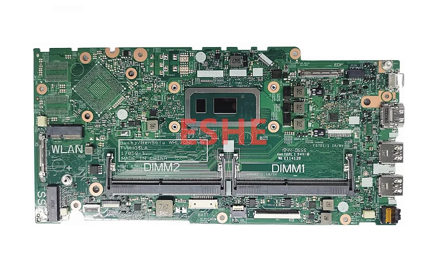 17859-1 For DELL Inspiron 14 5480 5481 5482 5488 Laptop Motherboard With I3 i5 i7 8th Gen CPU 2G GPU 0MPHW 0FD7JJ 0Y2PXM 04K49R