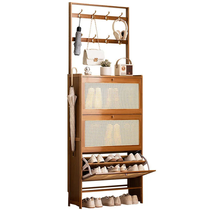 

Simple shoe rack, multi-layer door dust-proof entry shoe rack shoe cabinet
