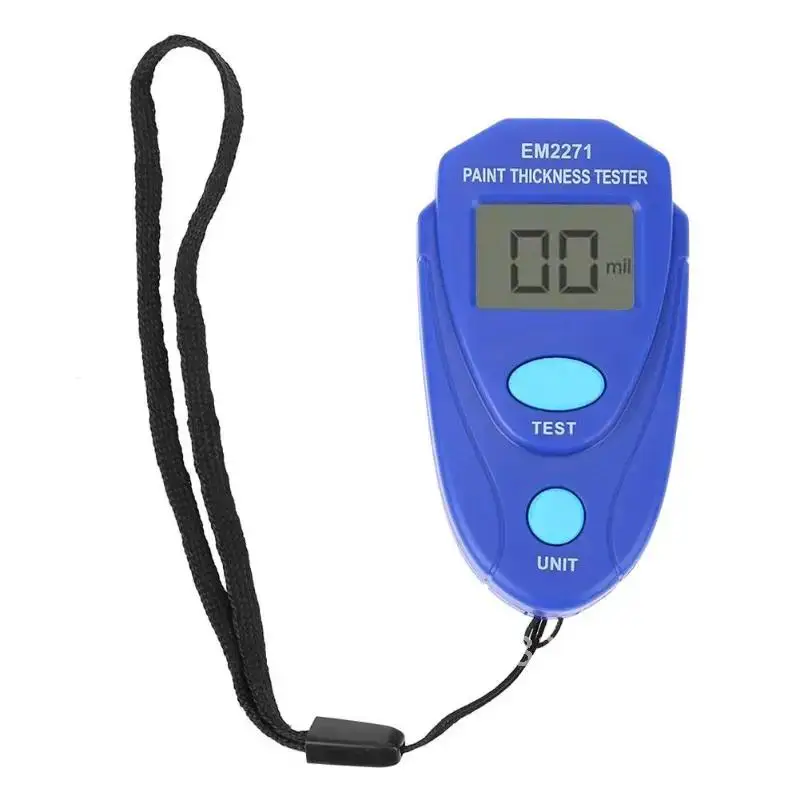 EM2271 0~2.0mm Digital Mini Coating Thickness Gauge Car Film Zinc Paint Thickness Meter Paint Thickness tester Thickness Gauge