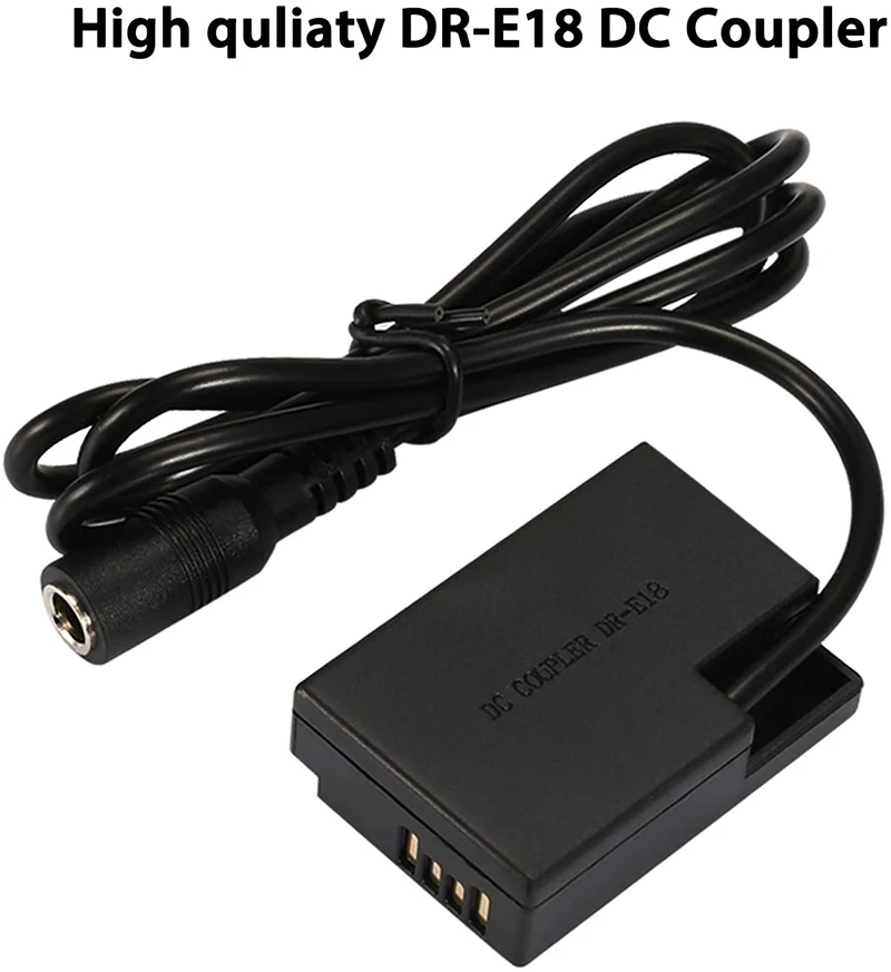 ACK-E18 DR-E18 (LP-E17) كاميرا AC محول الطاقة لكانون EOS RP 77D 200D 750D T6i T7i 760D T6s قبلة X8i 800D 850D 8000D DSLR