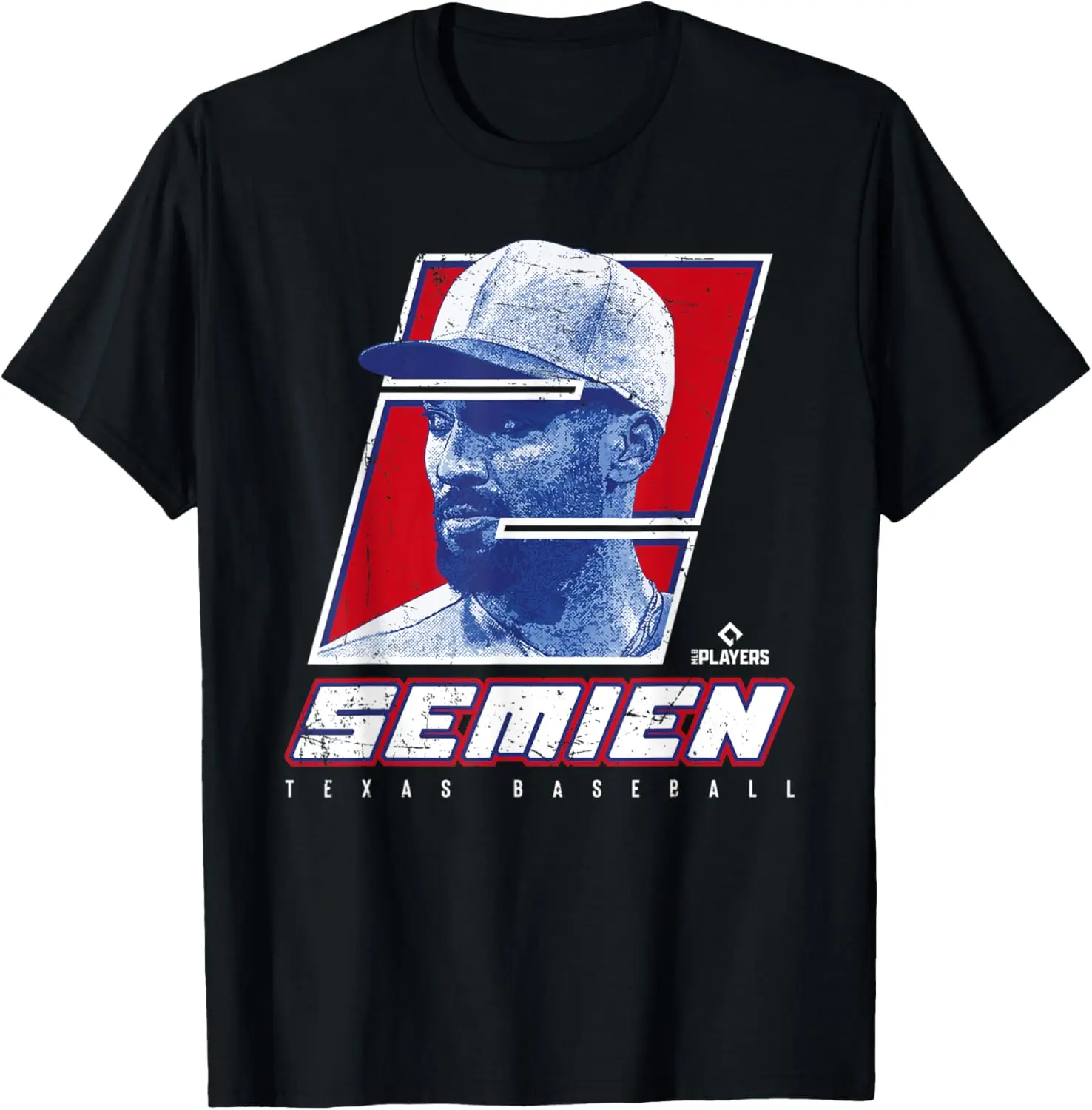 

Футболка Marcus Semien Silhouette Simmy Texas MLBPA