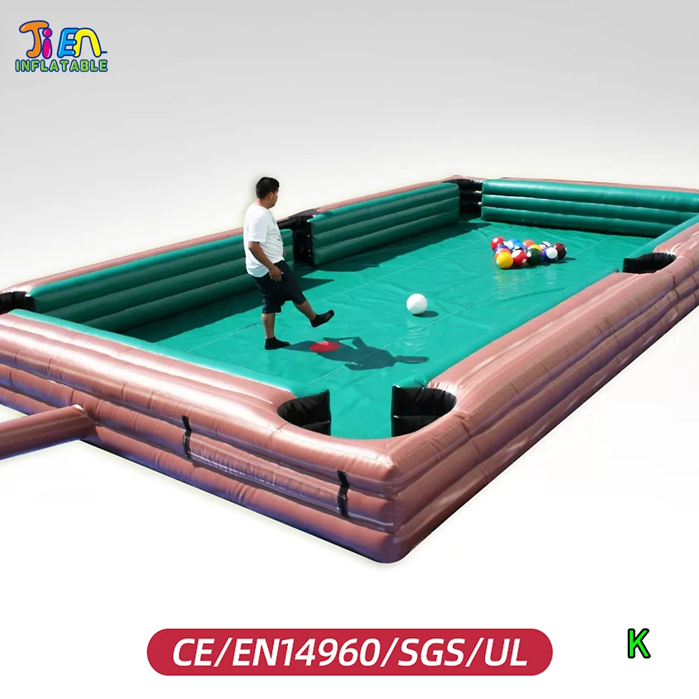 10x5m Inflatable Snooker Field Portable Blow Up Inflatable Snooker Table Pool for Sale