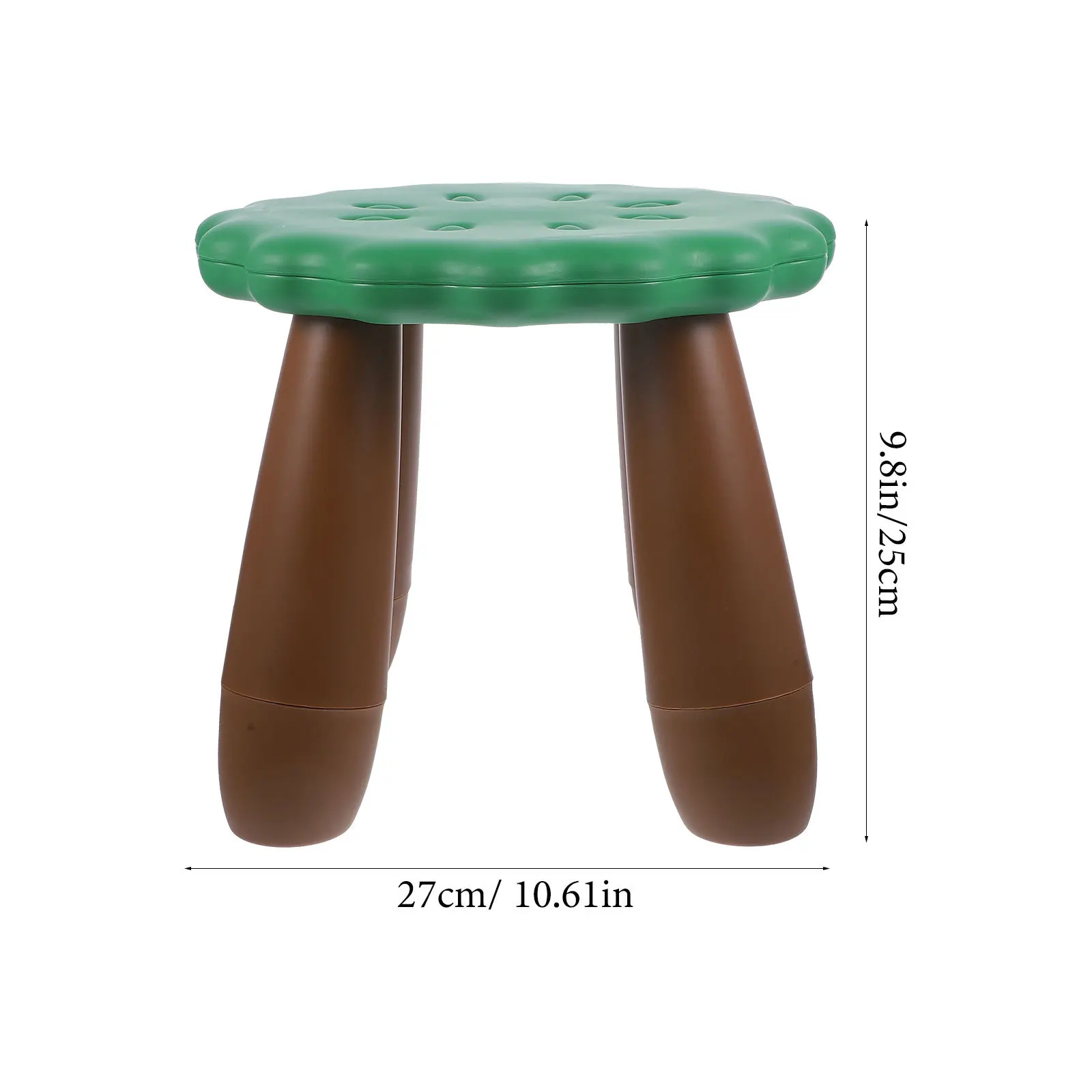 مقعد بلاستيكي غير قابل للانزلاق للحمام المنزلي والمطبخ خفيف الوزن ومدمج ومثالي هدية الانتقال لمنزل جديد في الداخل #3