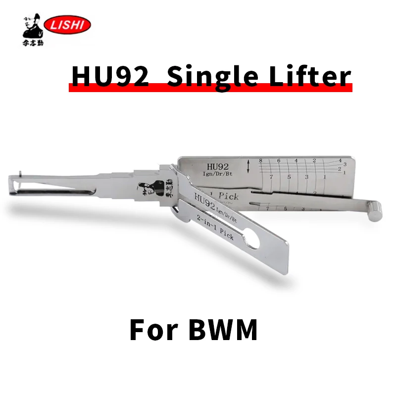 Single Lifter HU92 LISHI 2-in-1 For Bwm Morrisgarages MINI Roewe Lock Pick Tool Auto Door Open tool Lockmiths tool