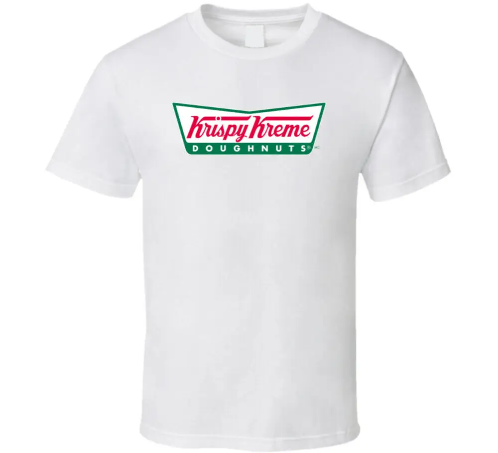 Krispy Kreme Doughnuts Favorite Fast Food T Shirt  Tees Cotton Luxury brand vintage oversized