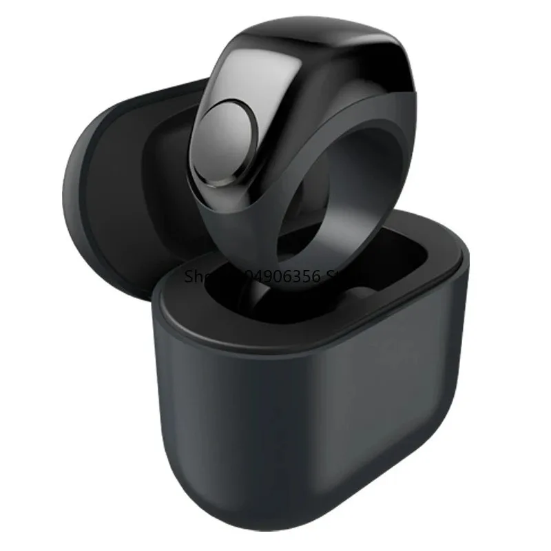 for Smart Ring J01 with Three Replaceable Ring Holders, Storage Charging Case Smart Bluetooth Counter