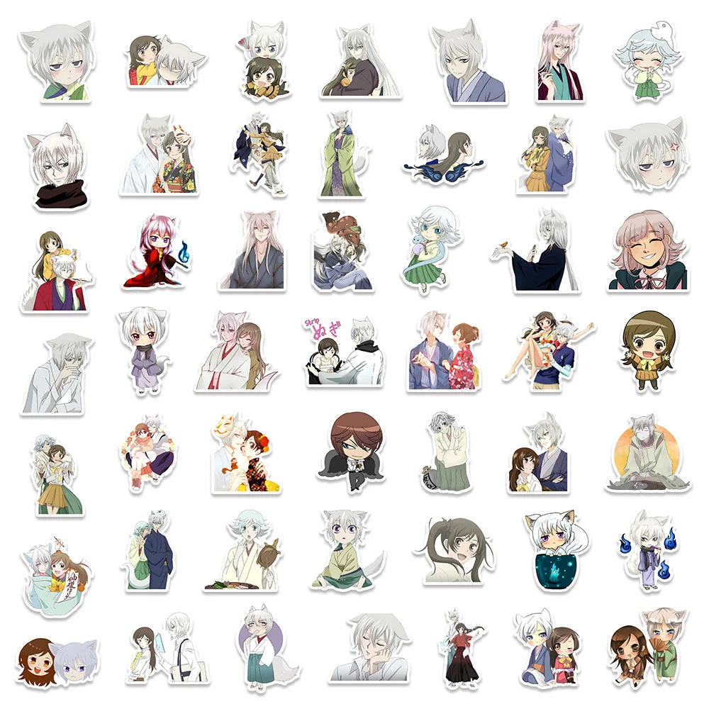 50pcs Kamisama Kiss Cartoon Graffiti Stickers Notebook Phone Case DIY Decorative Stickers Wholesale