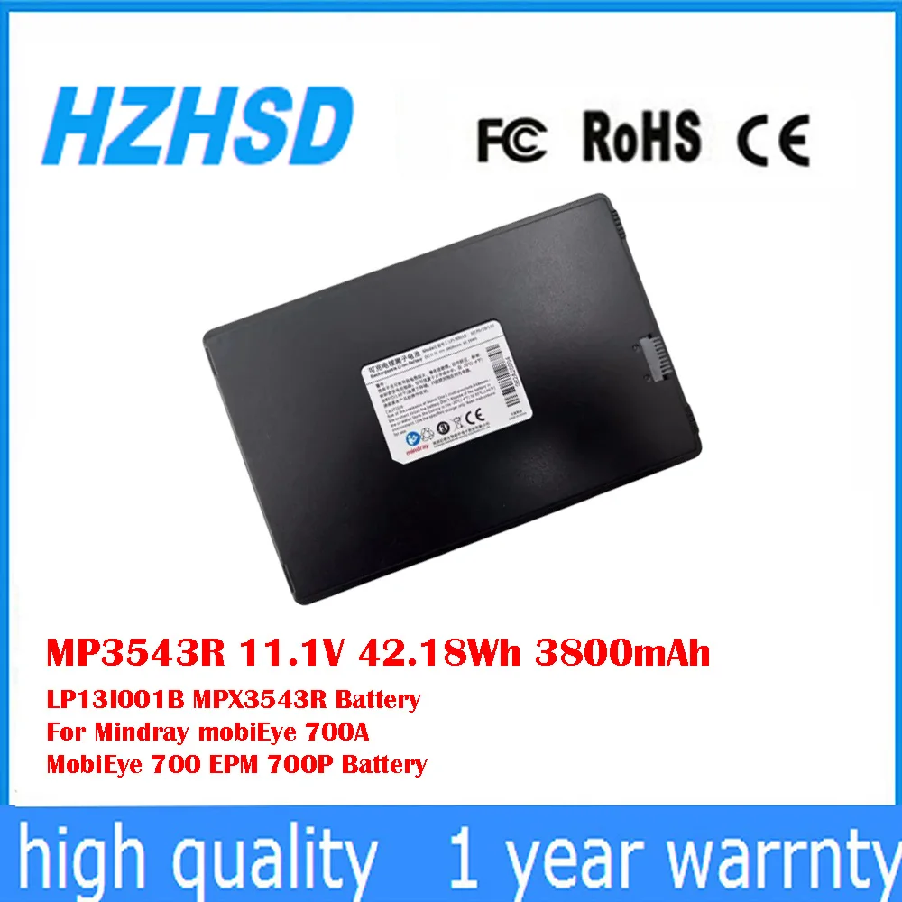 

MP3543R 11,1 В 42,18 Втч 3800 мАч LP13I001B MPX3543R аккумулятор для Mindray mobiEye 700A MobiEye 700 EPM 700P аккумулятор