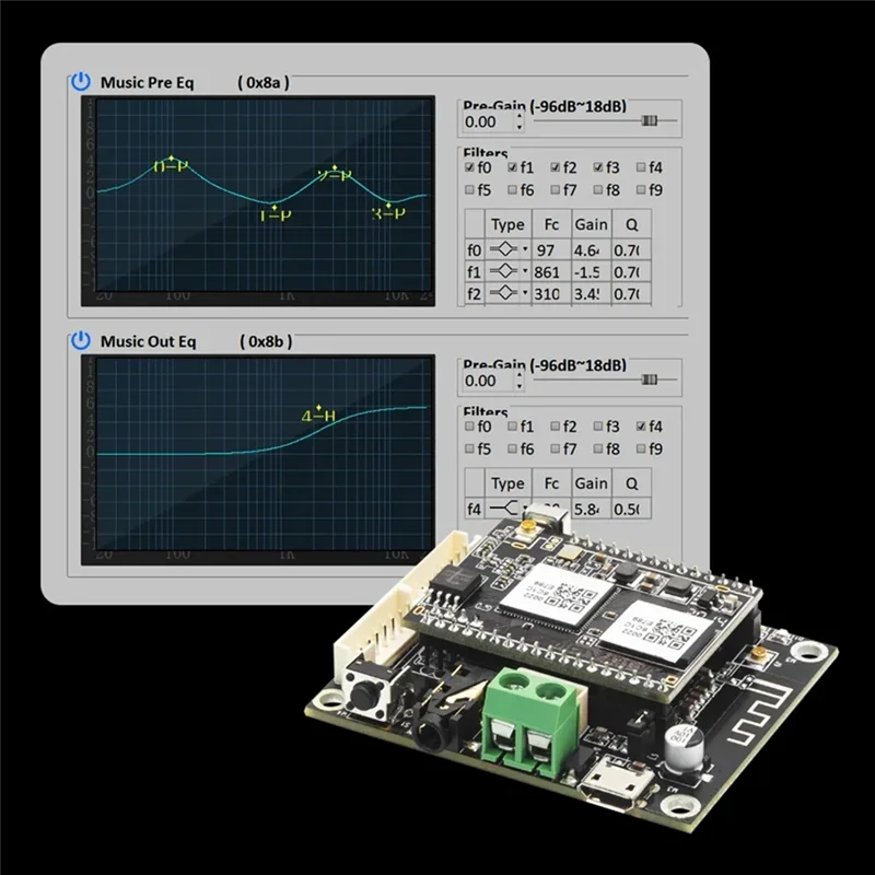 ABGN Up2stream Pro V3 บอร์ดรับสัญญาณไร้สาย Bluetooth Audio Recei สเตอริโอไร้สายโมดูลเพลง Multiroom DIY WIFI Audio