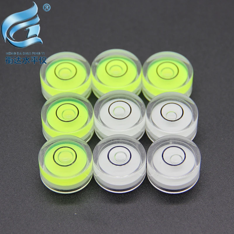 (100 pieces / batch) 18 *9mm High-precision spirit level Mini bubble spirit level Portable spirit levelHigh-precision spirit le