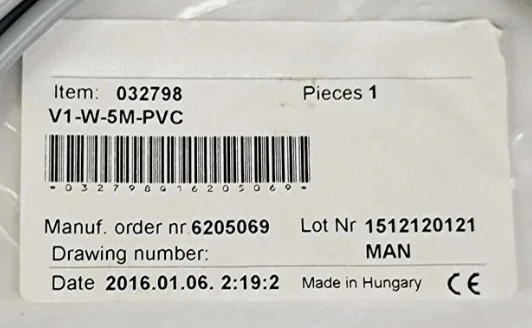 Brand New Original V1-G-2M-PVC V1-W-2M-PVC V1-W-5M-PVC V1-W-10M-PVC V1-G-2M-PUR V1-G-5M-PUR V1-G-10M-PUR Cable Fast Delivey