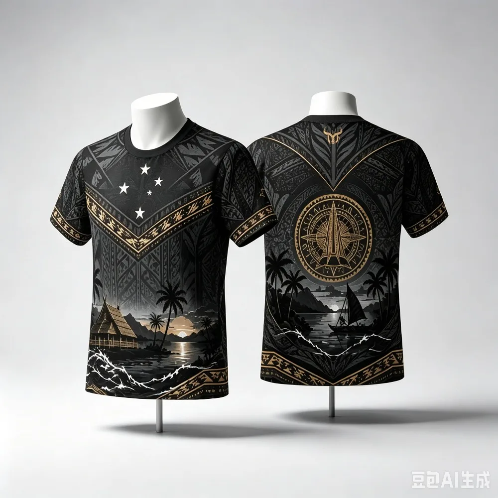Summer Samoa Tribal Soccer T-shirt Soccer Print Football Jersey Men's Casual Tee Shirt Breathable Men Women Short Sleeves Top