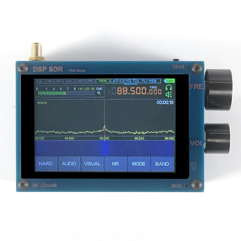 Imagem -02 - Handheld Radio Grupo Sdr Dsp Quatro Camadas Placa Pcb Receptor Multifuncional Profissional