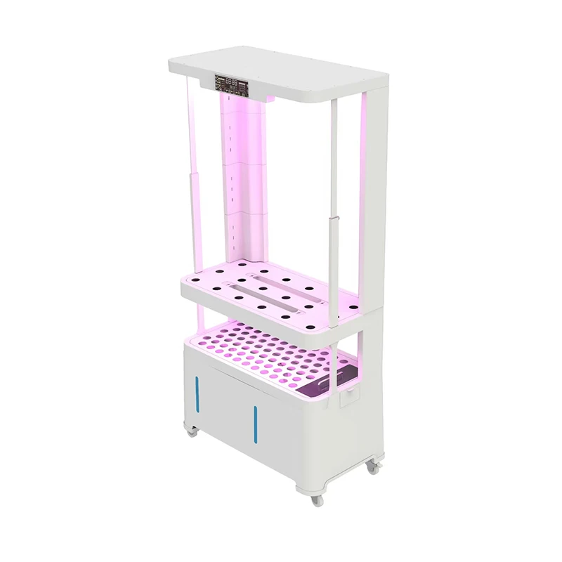 

Commercial Vertical Garden With Lighting Intelligent Vegetable Planting Box Soilless Culture Equipment Grow Towers