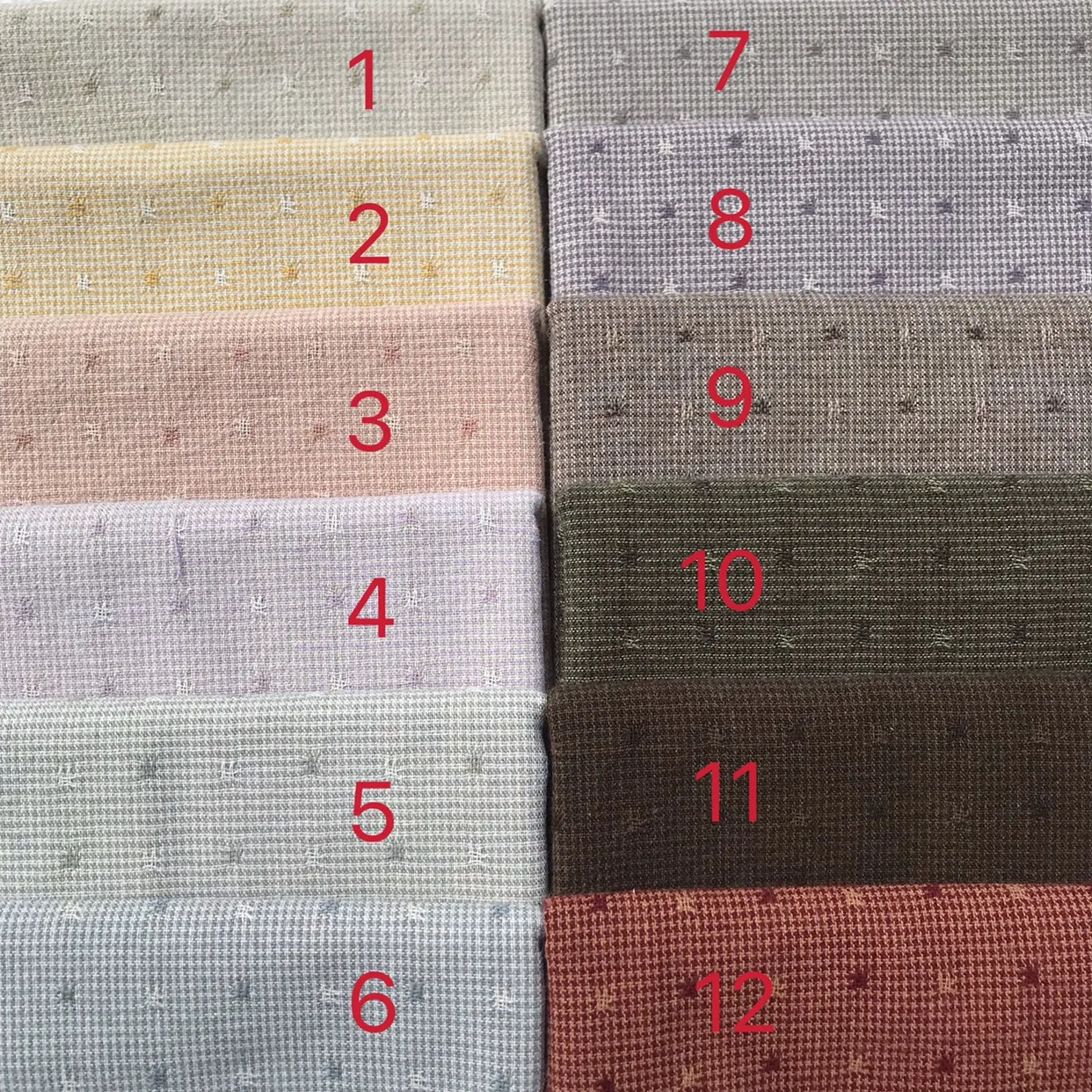 Japanese Yarn Dyed Cotton Fabric Material for Clothes Telas Patchwork Algodon Yarn-dyed Fabric for Sewing Pillow Mat Cloth