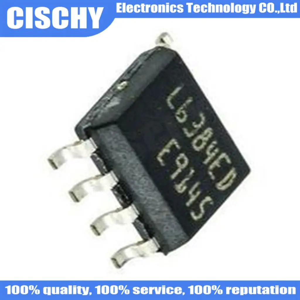 10pcs/lot L6384 L6384ED L6384D SOP-8 In Stock