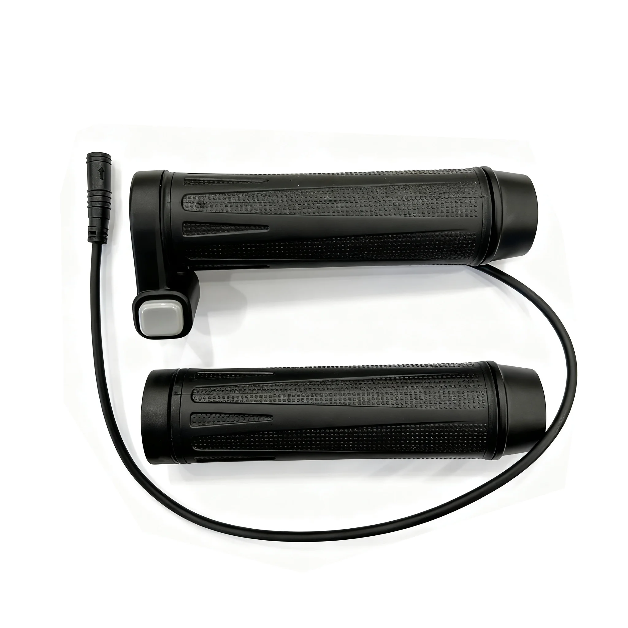 Full Twist Throttle For Bafang System With ON/OFF Button Grips For Electric Bike With Locking Assembly 3Pin Waterproof Connector