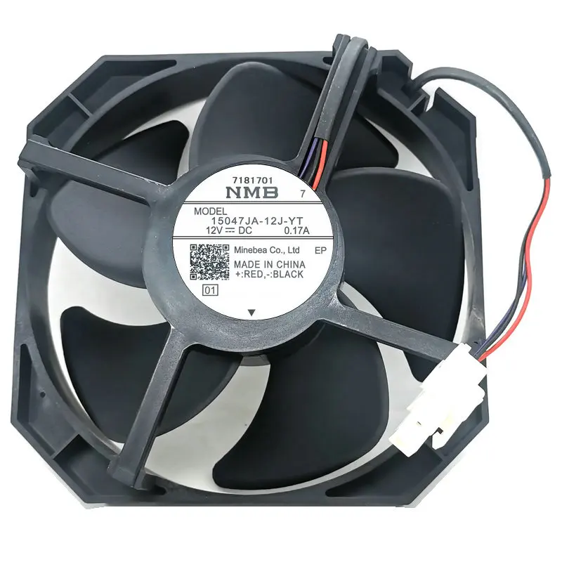 15047JA-12J-YT 15cm 12V 0.17A 3-wire refrigerator cooling fan DIY motor Laptop