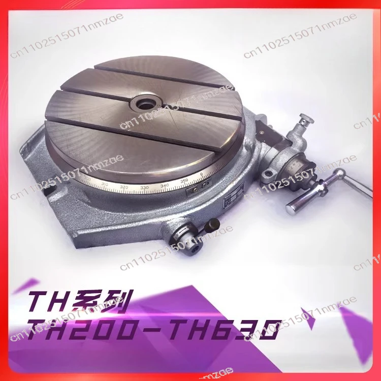 Rotary Table Indexing Plate TH200 TH250 TH320 TH400 TH500 TH630 Precision Milling Machine Worktable view 2