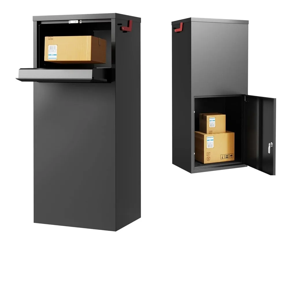 

Lockable Parcel Drop Box for Outside, Secure Package Delivery Storage for House Porch Curbside, Custom