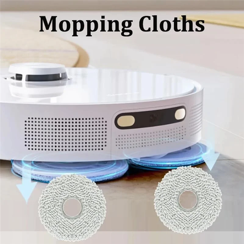 BAAM-الرئيسية الأسطوانة الجانبية فرشاة تصفية كيس لجميع الغبار ممسحة القماش استبدال ل Ecovacs T30 Pro Omni/T30 OMNI ، YEEDI M12 ULTRA PLUS/M12 Pr