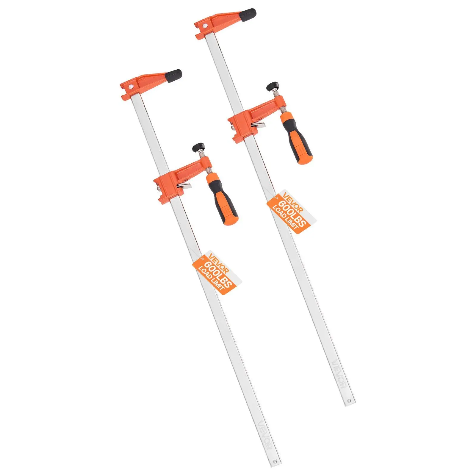 

Зажимы для стержней для деревообработки, 2 шт., 24-дюймовый запираемый F-зажим, чугунный зажим с отверстием