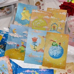 30 pcs Little Prince painting postcard Creative cartoon hand-painted card student gift decoration DIY materials