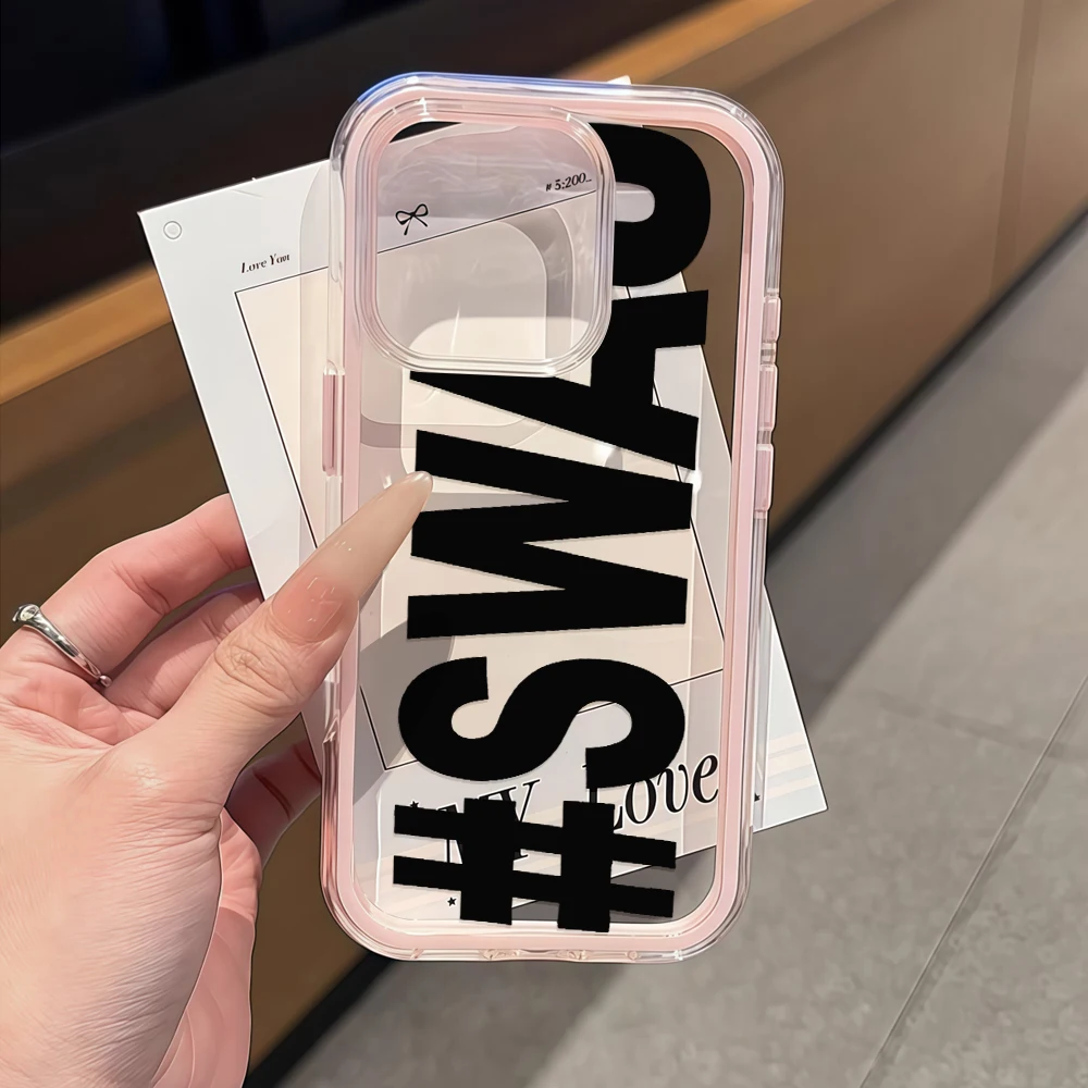 Ausgefallener, kräftiger Text mit SWAG Handyhülle für Galaxy A57 A37 A55 A54 A36 A35 5G S25 S24 S23 S22 Plus S26 S25 S24 Ultra FE Weiche Hülle – Detail 1