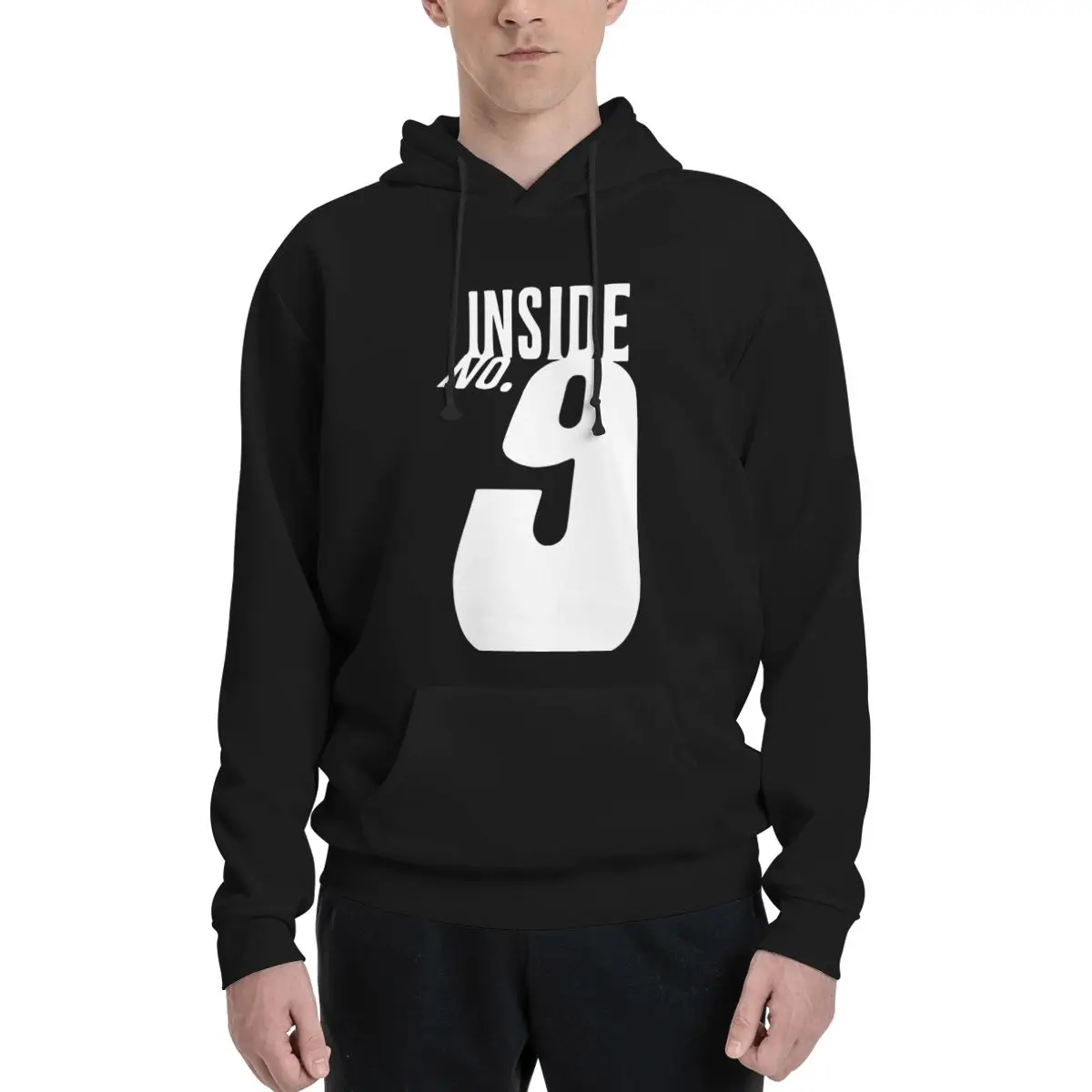 Inside No 9 Hoodie poliester putih Sweatershirt pria ukuran Dif hangat warna