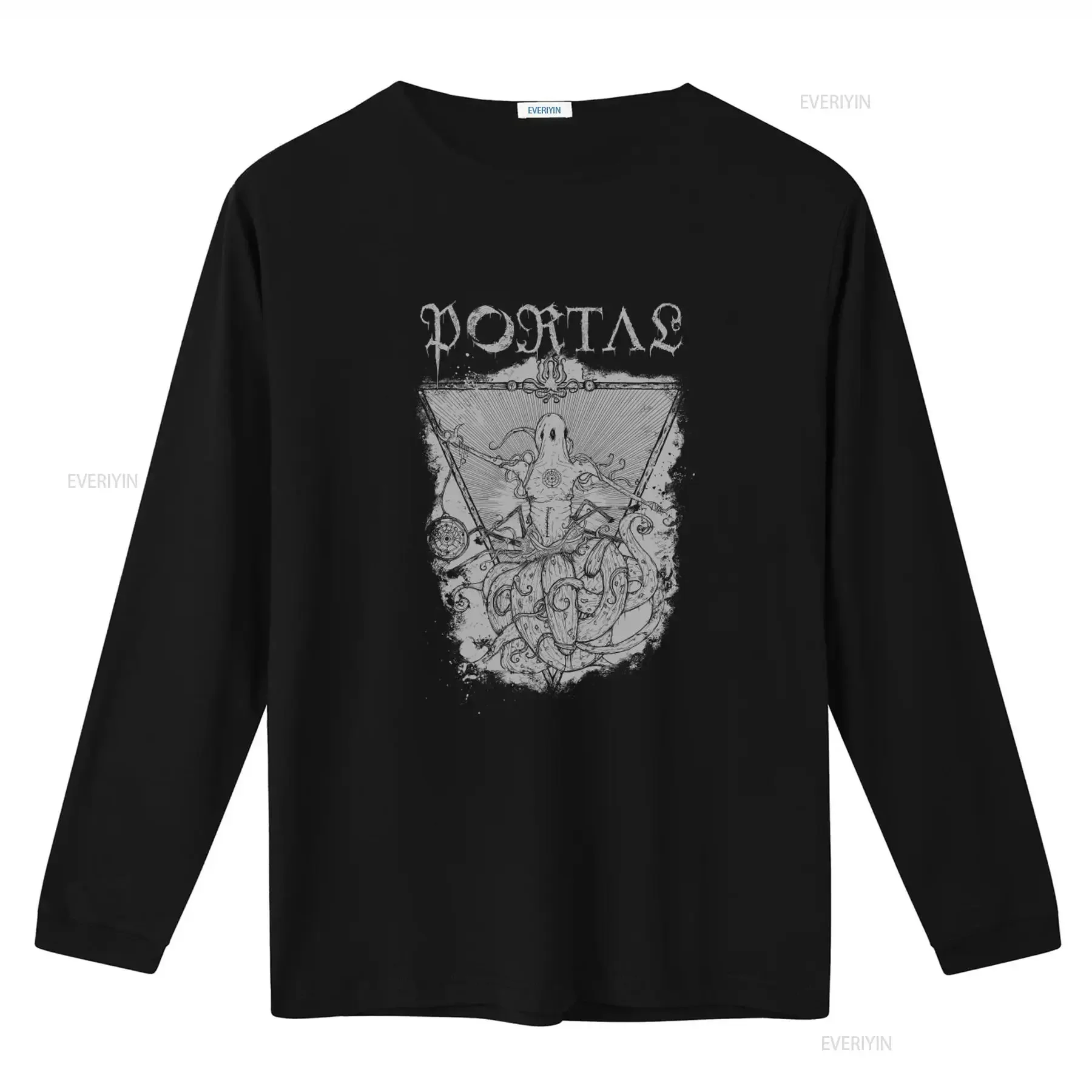 Portal Band Inspired Larvae Song T Shirt for Heavy Metal Rock Design vintage Washed Breathable designer clothes Casual