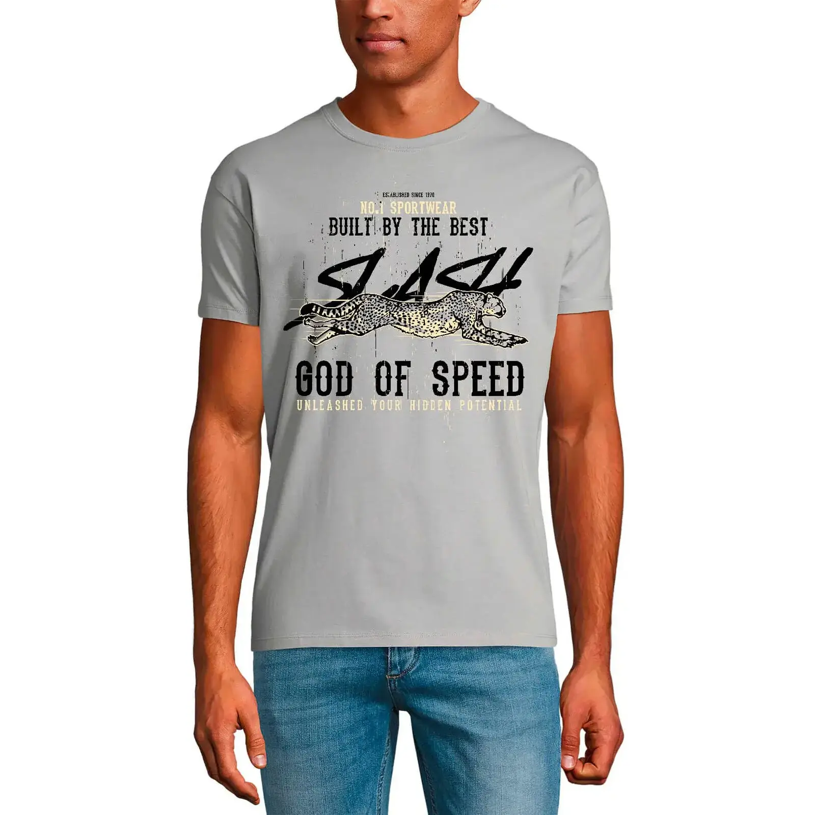 Man God Of Speed футболка Ceetah Slash
