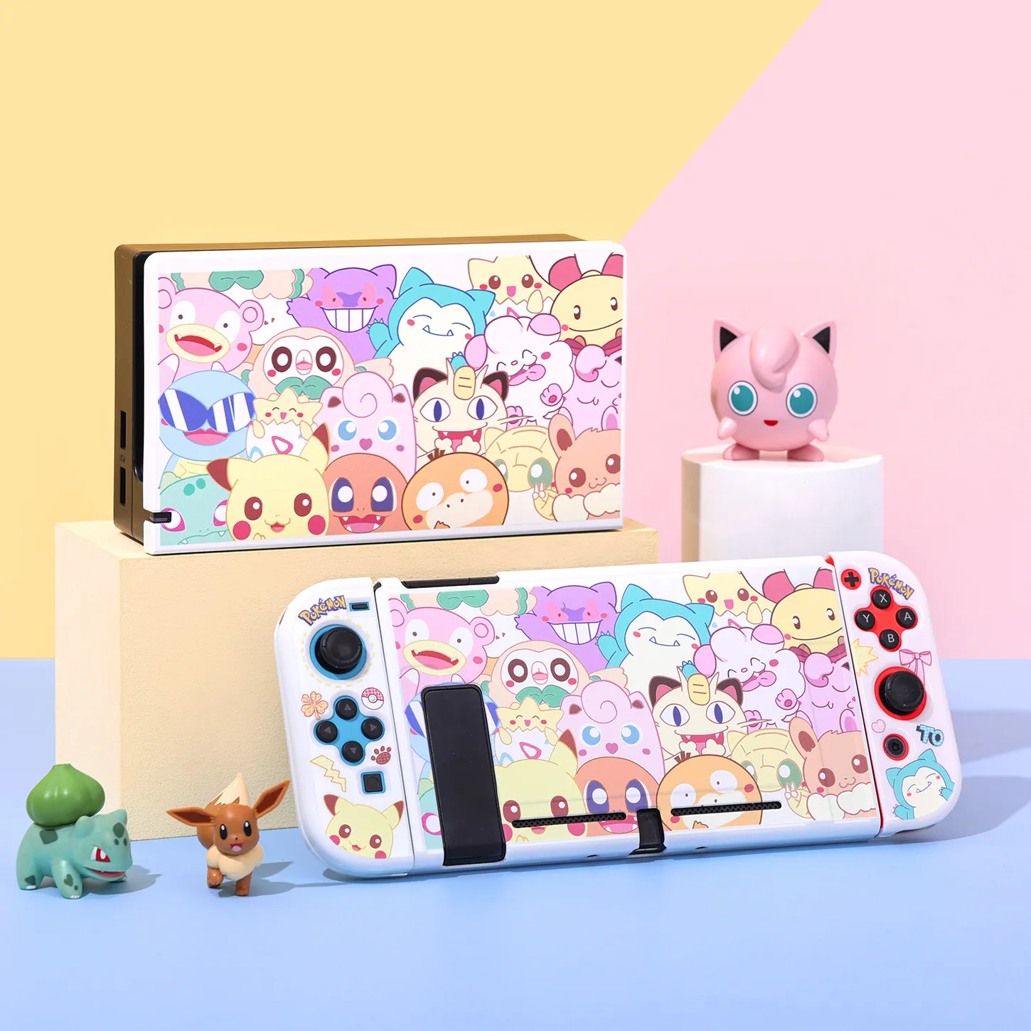 Cartoon Switch 2 Split Protective Case for Nintendo Switch 2/OLED Cute Shock-Resistant NS Joy-Con Case Game Console Accessories view 4
