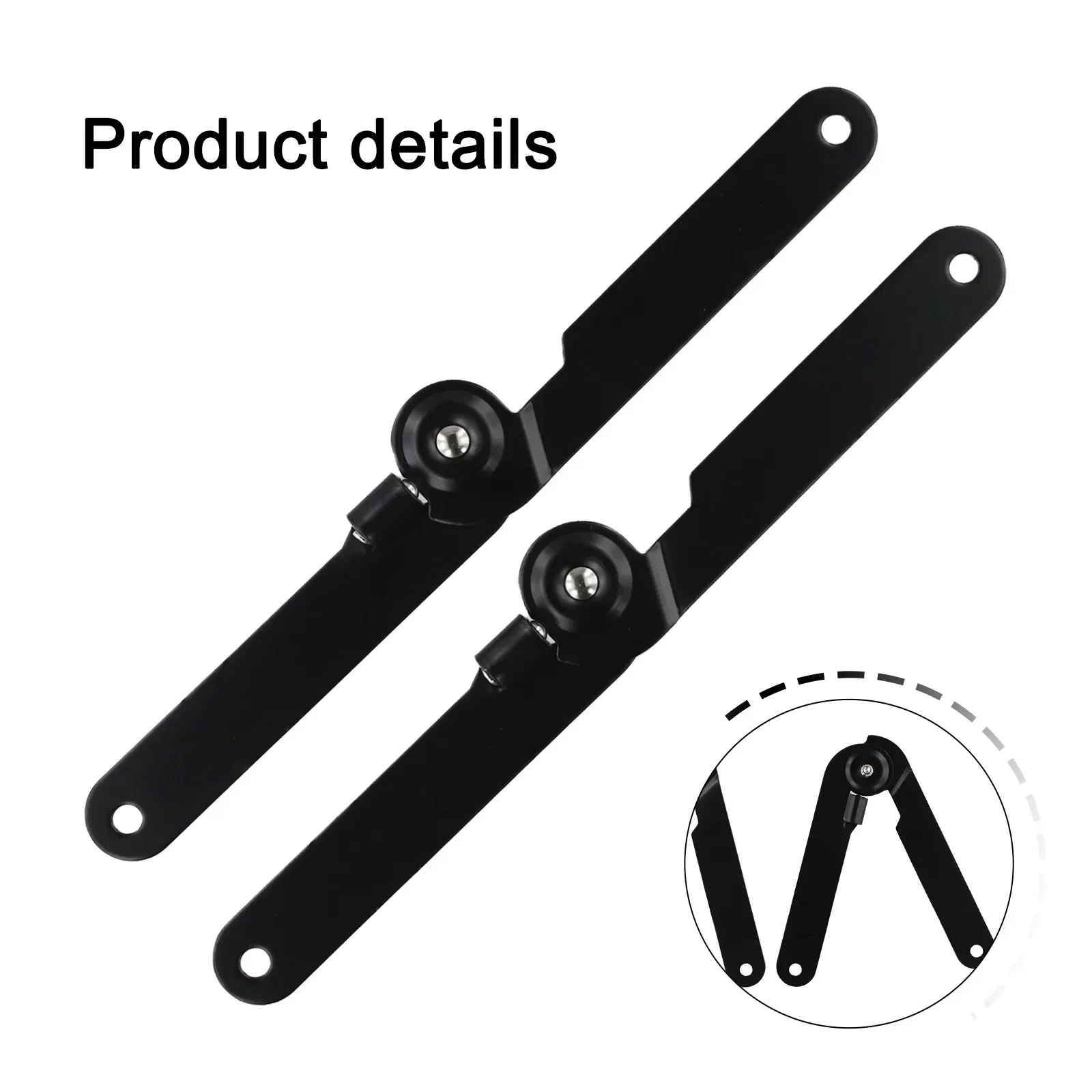 Hinges Kit Folding Hinges Robust Construction Stable Bearing Capacity 180-Degree Opening 180 Degree Opening Hinges For Cabinets