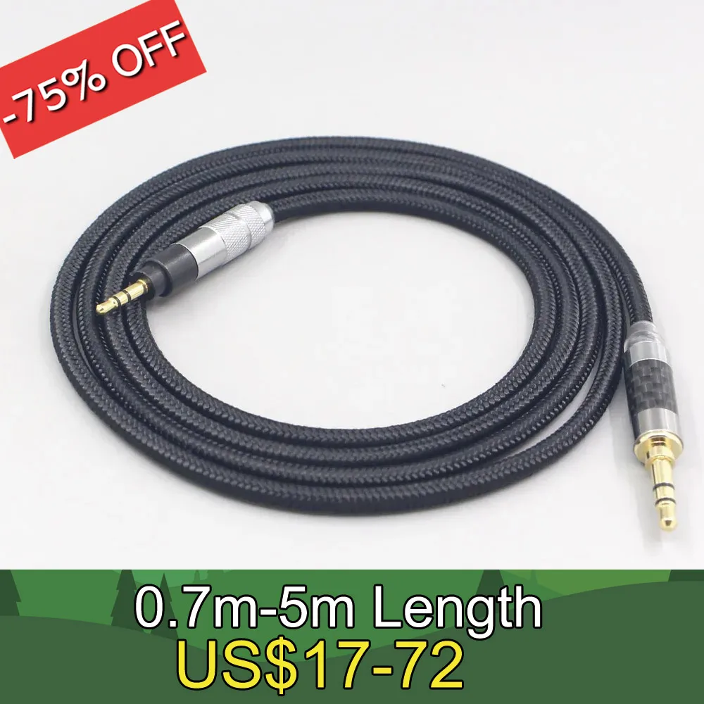 2.5mm 4.4mm Super Soft Headphone Nylon OFC Cable For Sennheiser Urbanite XL On/Over Ear Earphone Headset LN007527