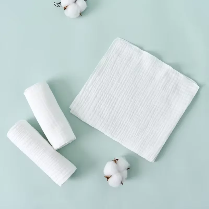 8Pcs/let Soft Cotton Baby Gauze Diaper (Newborn Changing) Washable, Reusable Double Layer Soft Baby Towel Baby Diaper