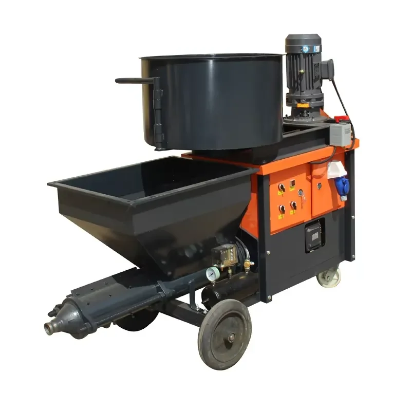 High Pressure Mortar Spray Machine for Multi-Functional Coating Cement Grouting Putty Real Stone Paint Plastering Spray Gun
