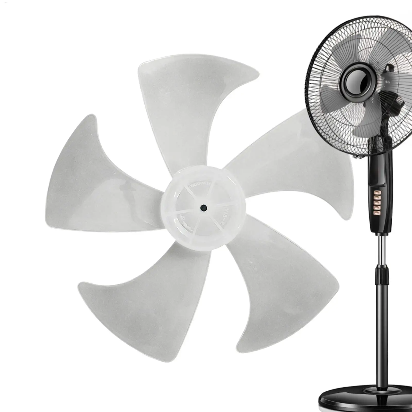 12-inch 5-blade design Fan blade replacement parts Quiet Wider Coverage Fan Replacement Part for 300mm universal table fans