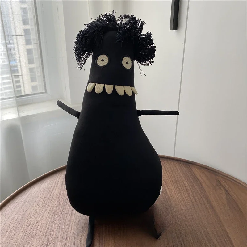 Muñeca Linda divertida negra de moda, exquisita muñeca de mano de obra suave, juguetes de decoración, grandes regalos de cumpleaños para amigos o niños