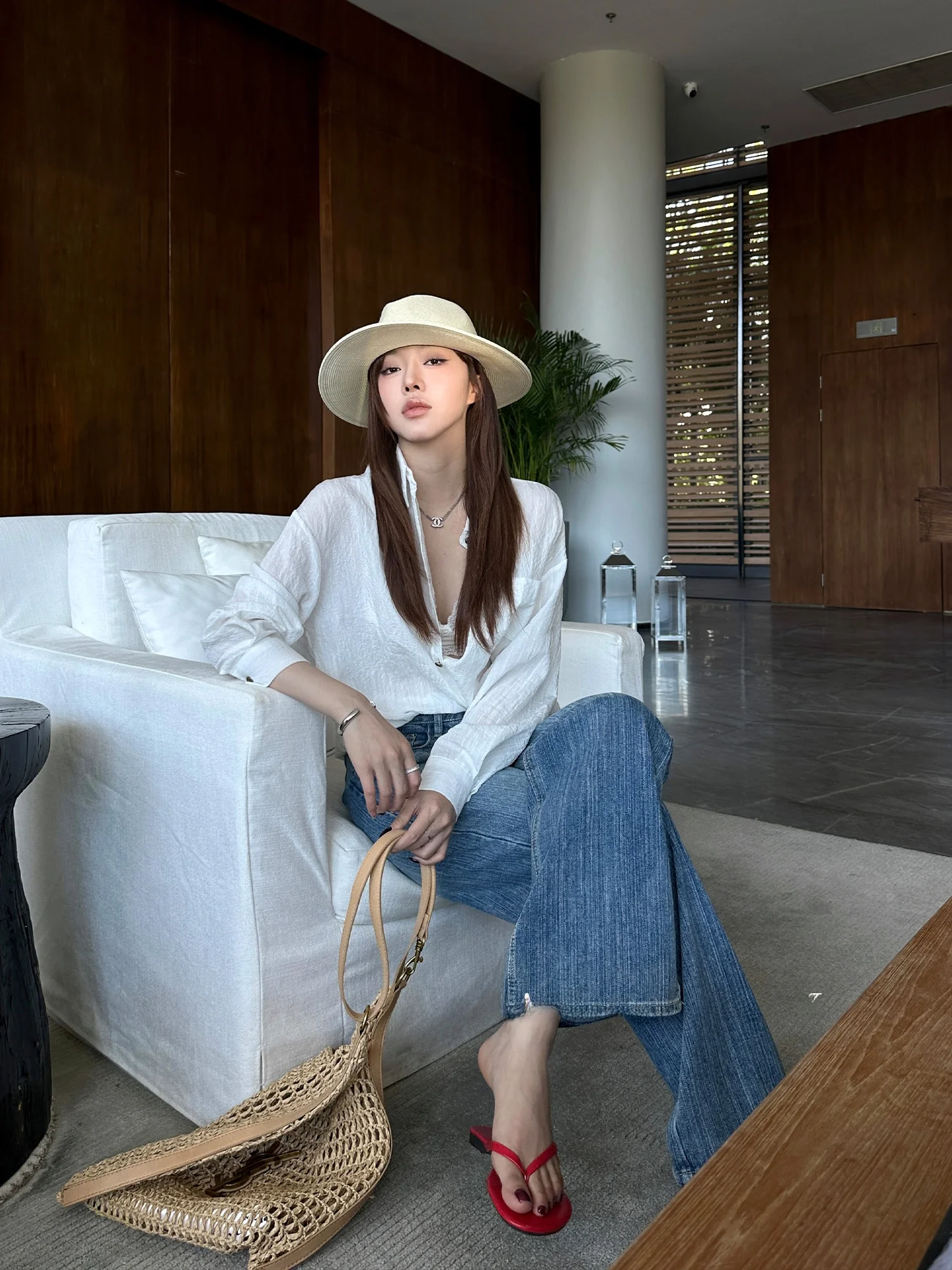 

Falin X Casual Loose Women's irt Coat Long Sve Stand Collar Lazy Sle Retro Design Spring Faion Upper Apparel