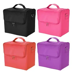 Three Layers Tattoo Storge Bag Professional Large Capacity Make Up Bag Portable Cosmetic Case Nylon Suitcase Tattoo Supplies