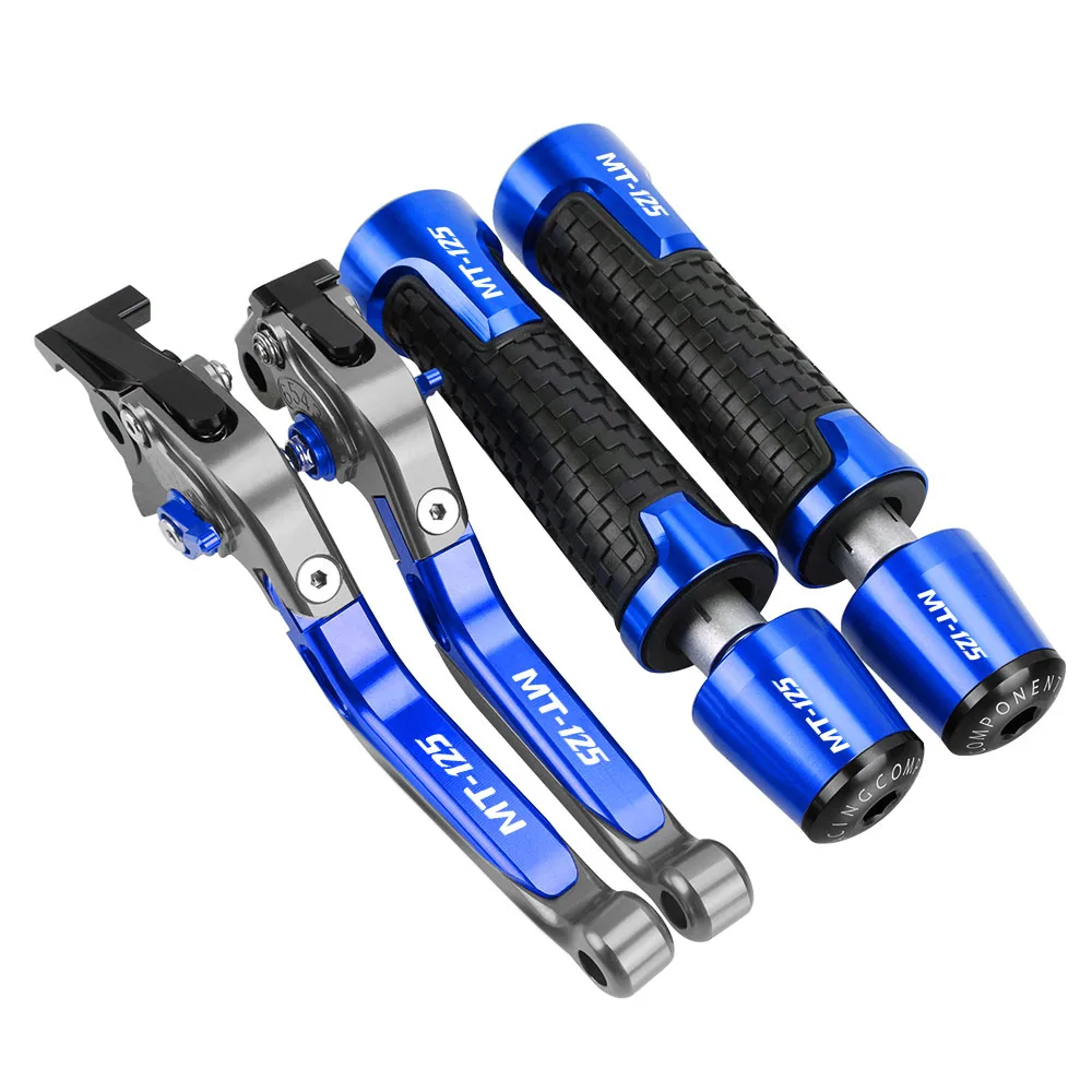 

For YAMAHA MT125 2014 2015 2016 2017 2018 2019 2020 2021 2022 2023 2024 Motorcycle Brake Clutch Levers Hand Grip Handlebar Ends