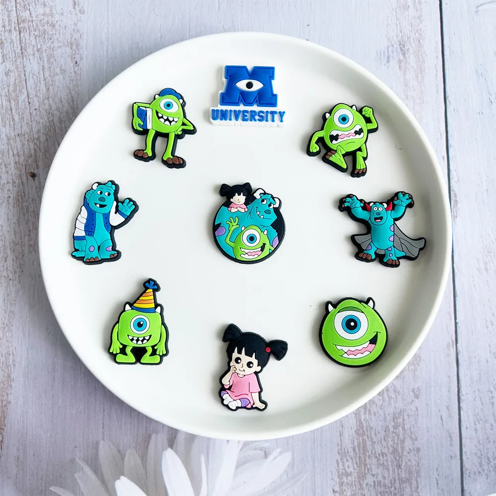 16/20/36/50 Stück Monsters Inc. University Schuh-Charms, Cartoon-Clog-Sandalen-Schuhdekorationen, Accessoires, Schnallen, Freunde, Geschenke – Detail 9