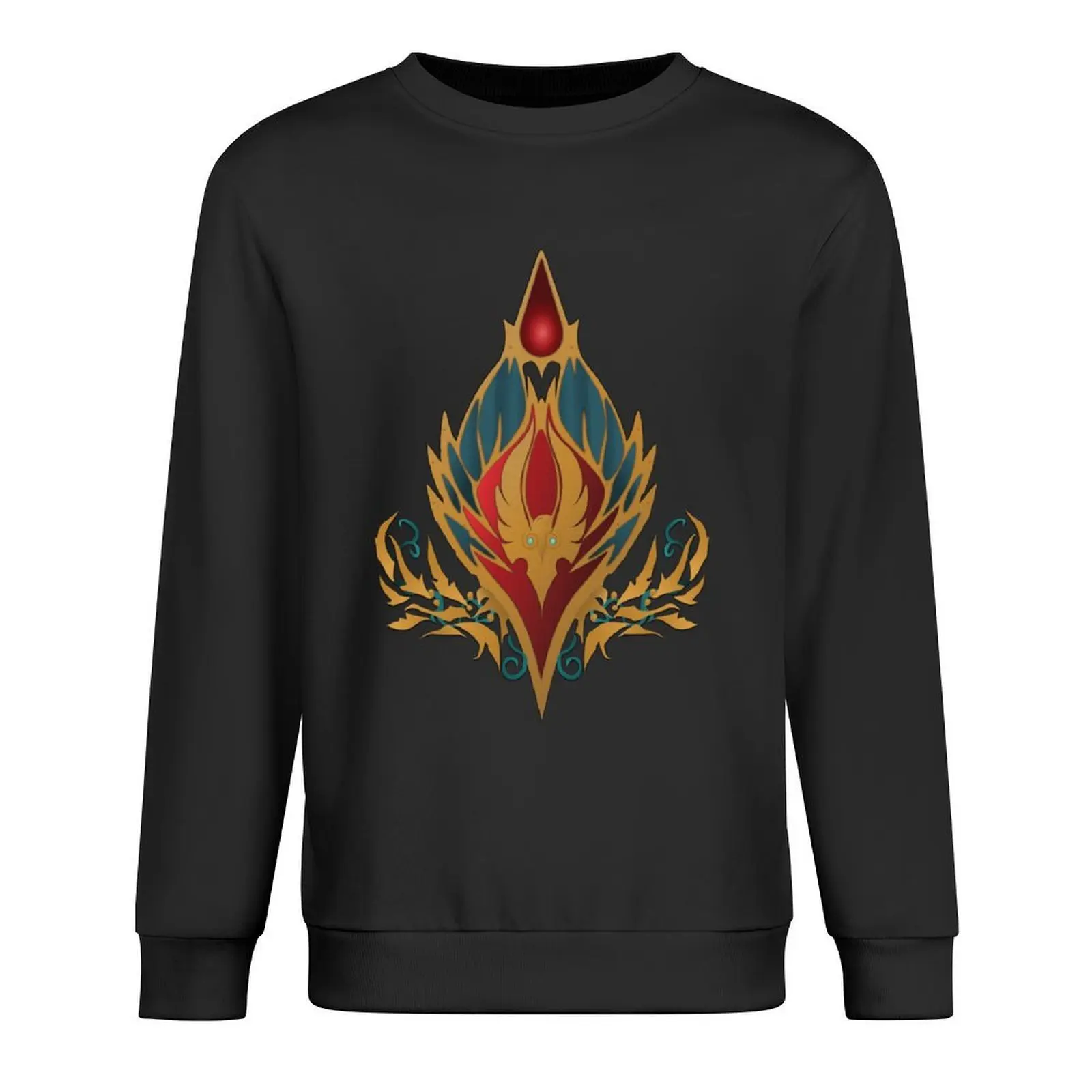 

Blood Elf Crest Pullover men's sweat-shirt anime clothing men's winter sweater korean style clothes graphic sweatshirts