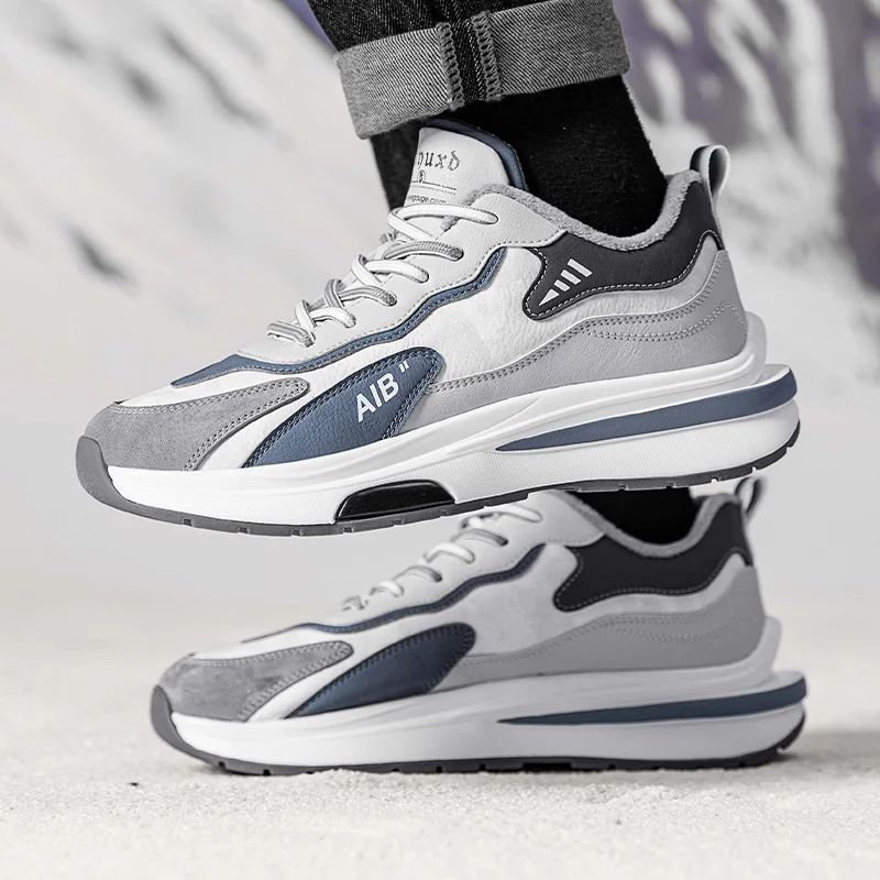 

Men's Shoes Breathable All-match Mesh Shoes Casual Sports Trendy Shoes Men's All-match Wear-resistant Running Shoes for Men