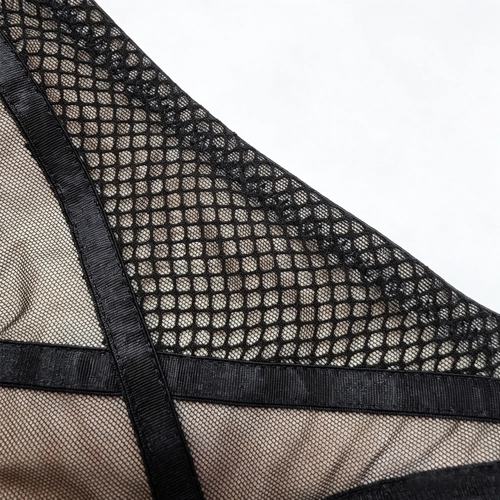 Sexy Women's Fishnet Garter Be - Garter Belt Set ulasan dan harga