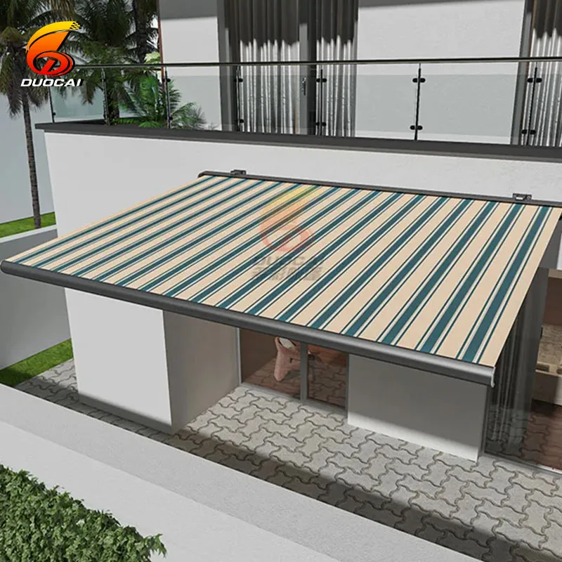 

Motorized With Led Light Electric Retractable Sun Shade Awnings