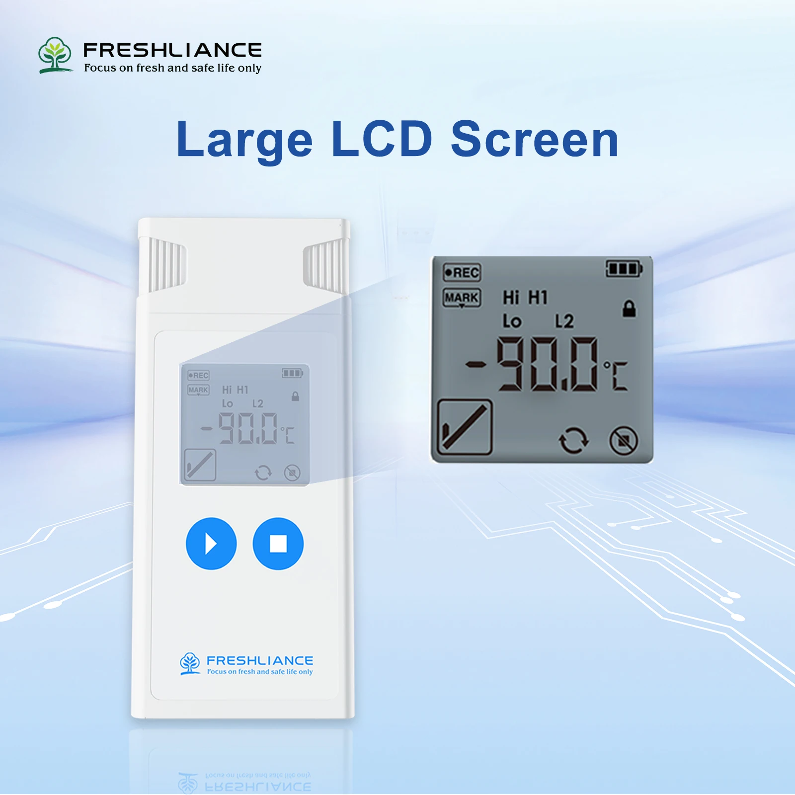 アトラス ログ-IUT 多用途ドライアイス温度ロガー コールドチェーン用温度監視