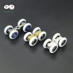 2pcs small shower door rollers,hanging rollers,track wheels,Bathroom Pulley,sliding door glass track pulley,lifting nylon wheel.