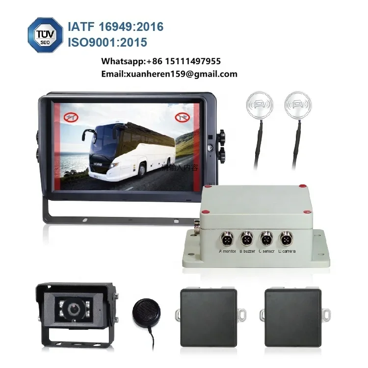 

1080P 24GHz Millimeter Wave Park Sensors Car Truck Reverse Parking Sensors System With Camera